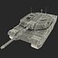 South Korean Main Battle Tank K1 Rigged
