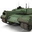 South Korean Main Battle Tank K1 Rigged
