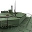 South Korean Main Battle Tank K1 Rigged