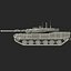 South Korean Main Battle Tank K1 Rigged