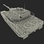 South Korean Main Battle Tank K1 Rigged
