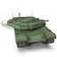 South Korean Main Battle Tank K1 Rigged