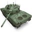 South Korean Main Battle Tank K1 Rigged