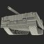 South Korean Main Battle Tank K1 Rigged