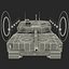 South Korean Main Battle Tank K1 Rigged