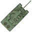 South Korean Main Battle Tank K1 Rigged