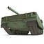 South Korean Main Battle Tank K1 Rigged