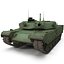 South Korean Main Battle Tank K1 Rigged