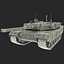 South Korean Main Battle Tank K1 Rigged