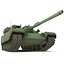 South Korean Main Battle Tank K1 Rigged