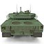 South Korean Main Battle Tank K1 Rigged
