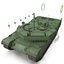 South Korean Main Battle Tank K1 Rigged