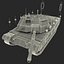 South Korean Main Battle Tank K1 Rigged