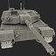 South Korean Main Battle Tank K1 Rigged
