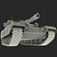 South Korean Main Battle Tank K1 Rigged