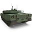 South Korean Main Battle Tank K1 Rigged