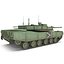 South Korean Main Battle Tank K1 Rigged