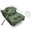 South Korean Main Battle Tank K1 Rigged