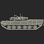 South Korean Main Battle Tank K1 Rigged