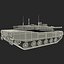 South Korean Main Battle Tank K1 Rigged