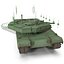 South Korean Main Battle Tank K1 Rigged