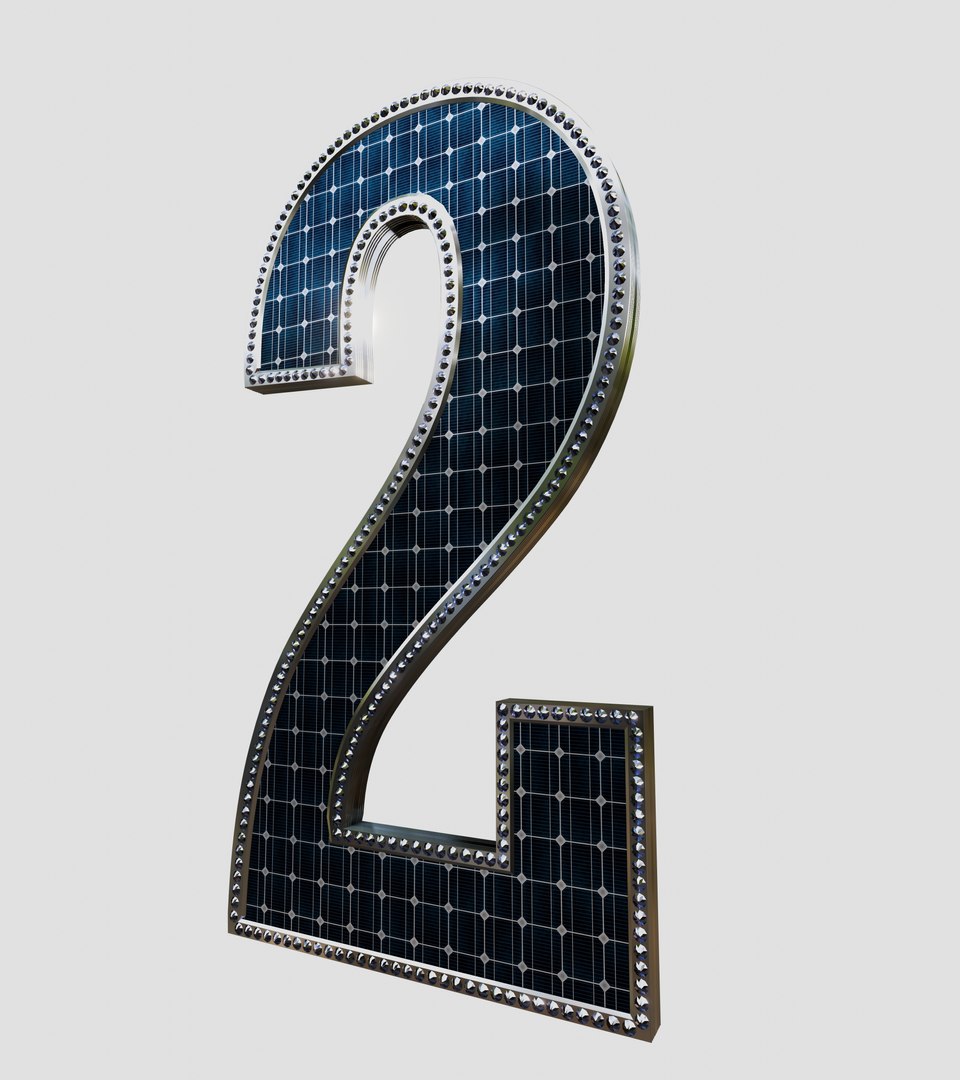 Solar Panel Number - 2 3D model https://p.turbosquid.com/ts-thumb/JM/jHrWGV/lk/7/jpg/1718448522/1920x1080/fit_q87/068d75725e83f987d6352d4d8f9888b6522d0039/7.jpg