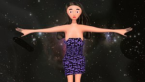 woman dress 3D
