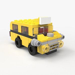 3D LEGO Monthly Mini Model Build MMB School Bus 40216