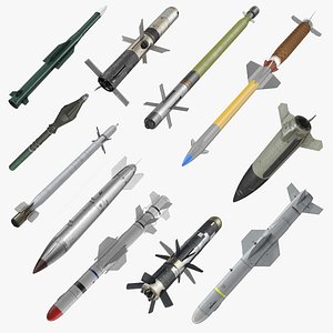 Millitary Missiles and Rockets Collection 2