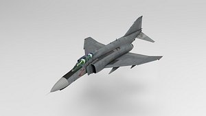 3D model F-4E Phantom II cockpit