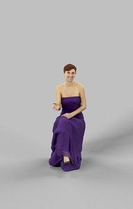 explaining woman caucasian 3D