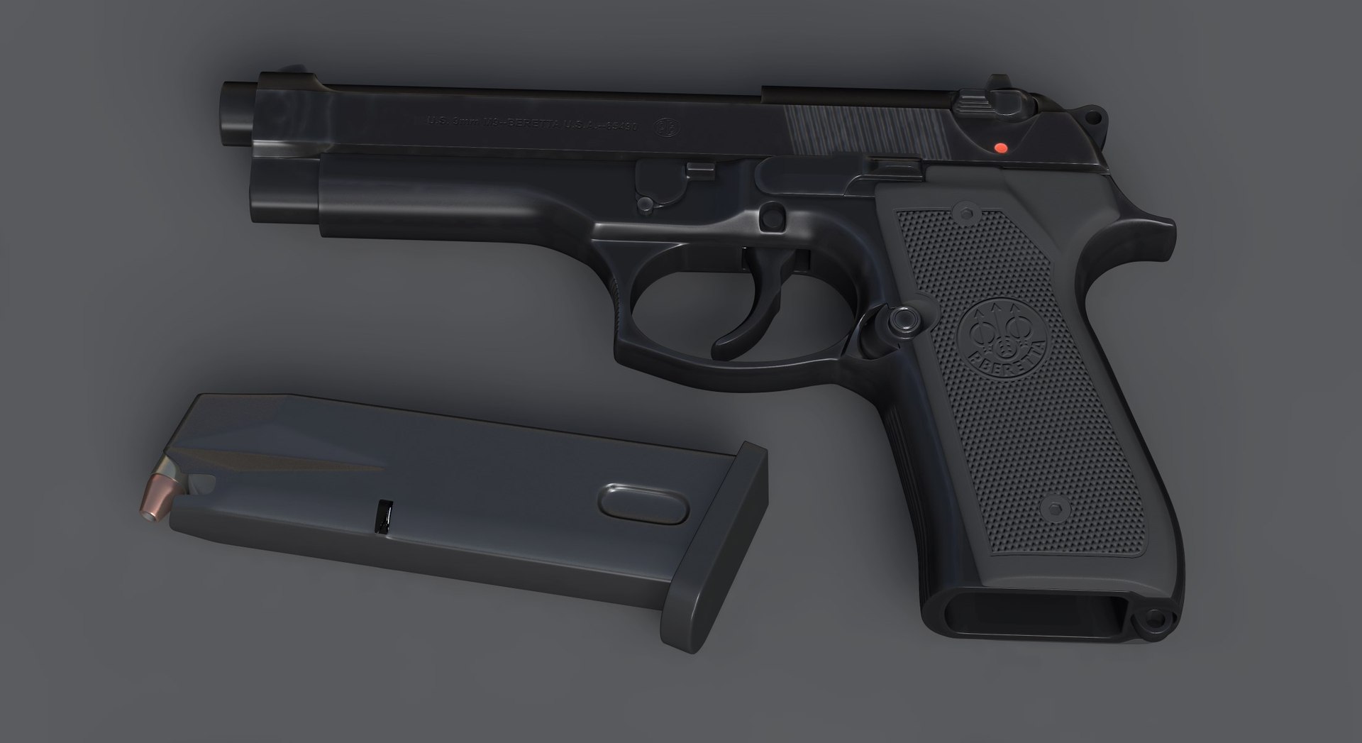 3D beretta m9 - https://p.turbosquid.com/ts-thumb/JM/yQKL8e/VlyVg5dk/berm9_a11/jpg/1555017271/1920x1080/fit_q87/1fef54d59ea94cae784161e5411df8162e44bdf8/berm9_a11.jpg