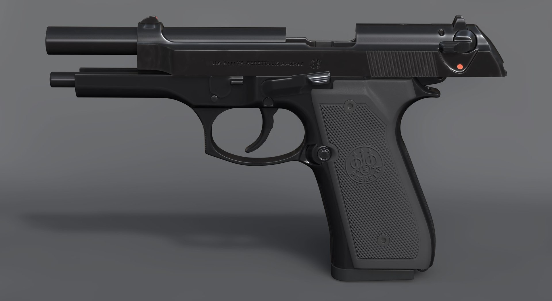 3D beretta m9 - - TurboSquid 1396761