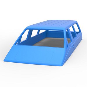 3D Diecast Shell for Vintage Monster tank Version 4 Scale 1 to 25