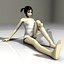 Anime Girl Rigged and Textured