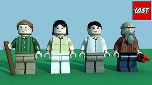 LEGO Lost Minifigure Pack 4