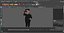 Cartoon Kim Jong Un Looking Binoculars