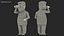 Cartoon Kim Jong Un Looking Binoculars