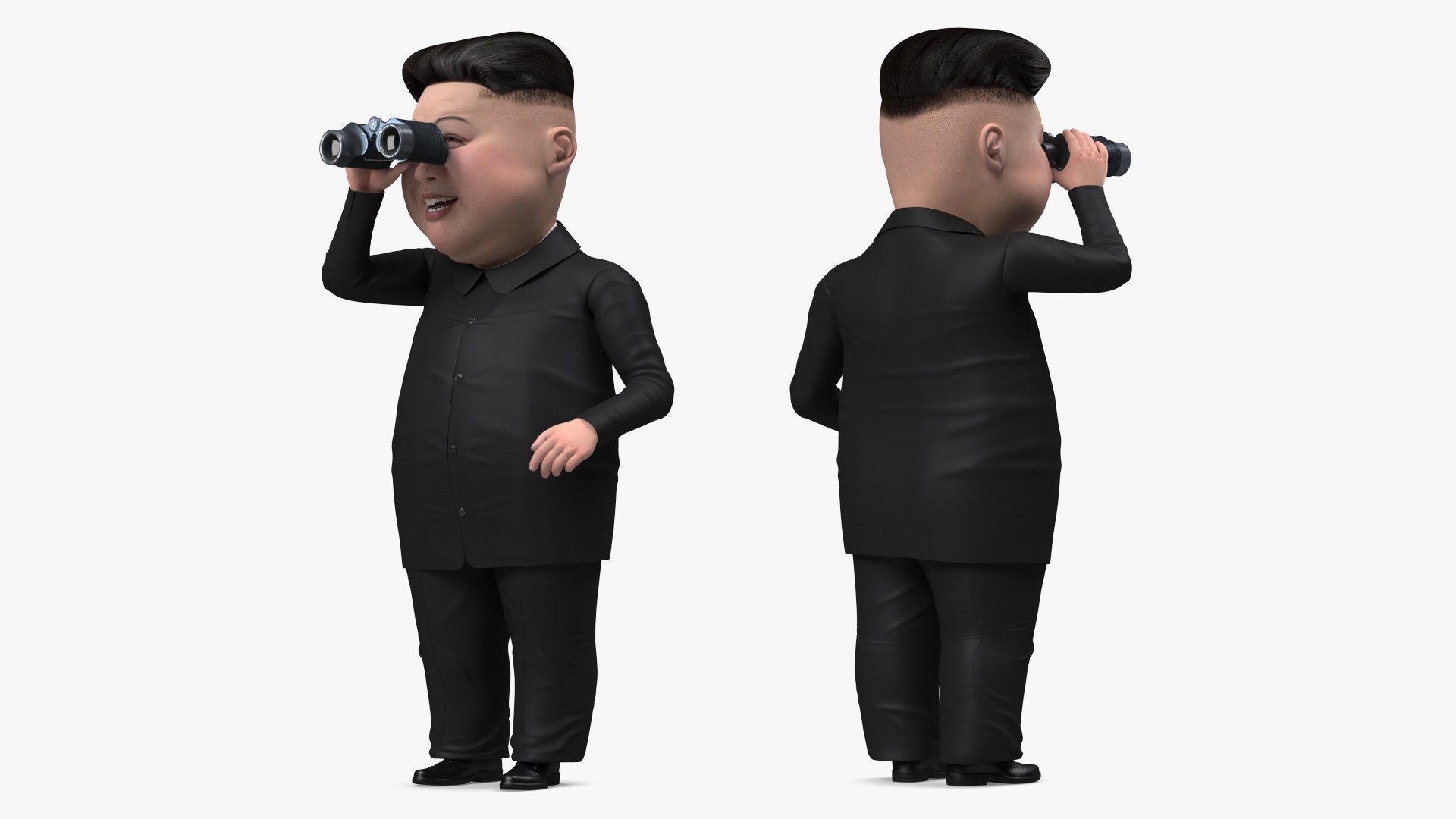 Cartoon Kim Jong Un Looking Binoculars model https://p.turbosquid.com/ts-thumb/JN/5HWMqB/Uu/cartoonkimjongunlookingbinoculars3dsmodel006/jpg/1639399281/1920x1080/fit_q87/9c12bdf4f52573673c060a64946d26a6f7996e92/cartoonkimjongunlookingbinoculars3dsmodel006.jpg