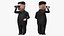 Cartoon Kim Jong Un Looking Binoculars