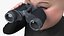 Cartoon Kim Jong Un Looking Binoculars