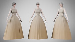 Dress 32 Grullo 3D model