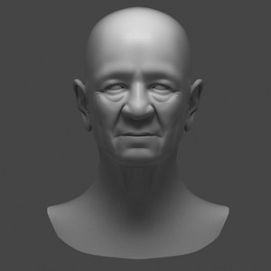 old man head
