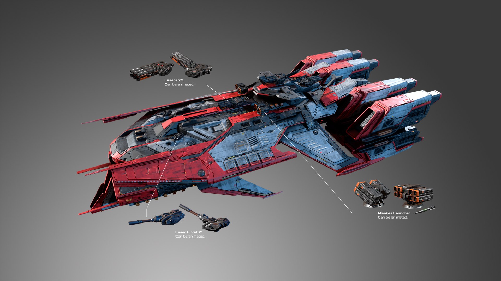 3D NEXTGEN - Moskva - Battlecruiser Class V Model - TurboSquid 1752660