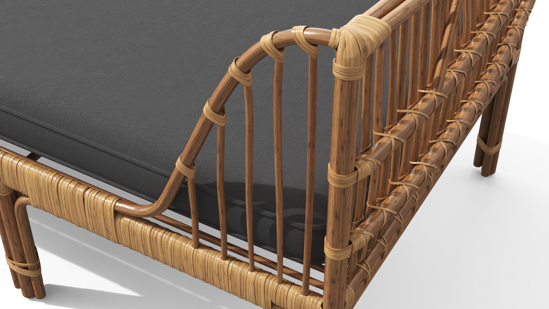 Sol Dolphin Gray Daybed 3D Model TurboSquid 1792382