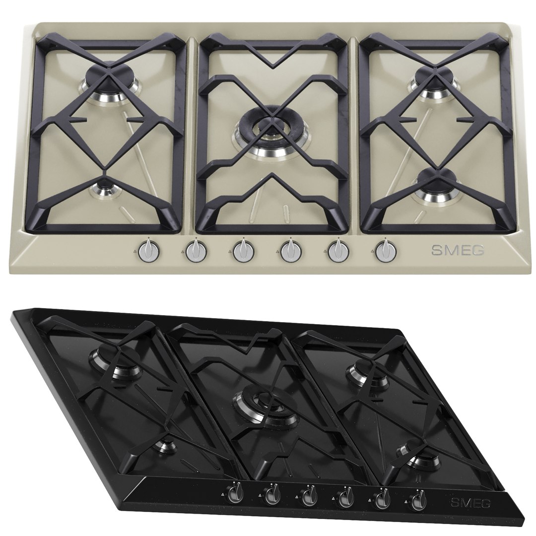 SMEG Kitchen Appliances 3D Model TurboSquid 2004483