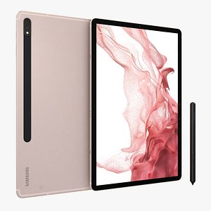 Samsung Galaxy Tab S8 Plus Pink Gold with S-Pen model