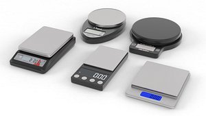 3D Kitchen Scale Collection