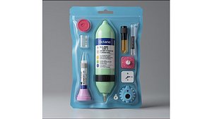 3D model Stylized Laboratory Tools Pack