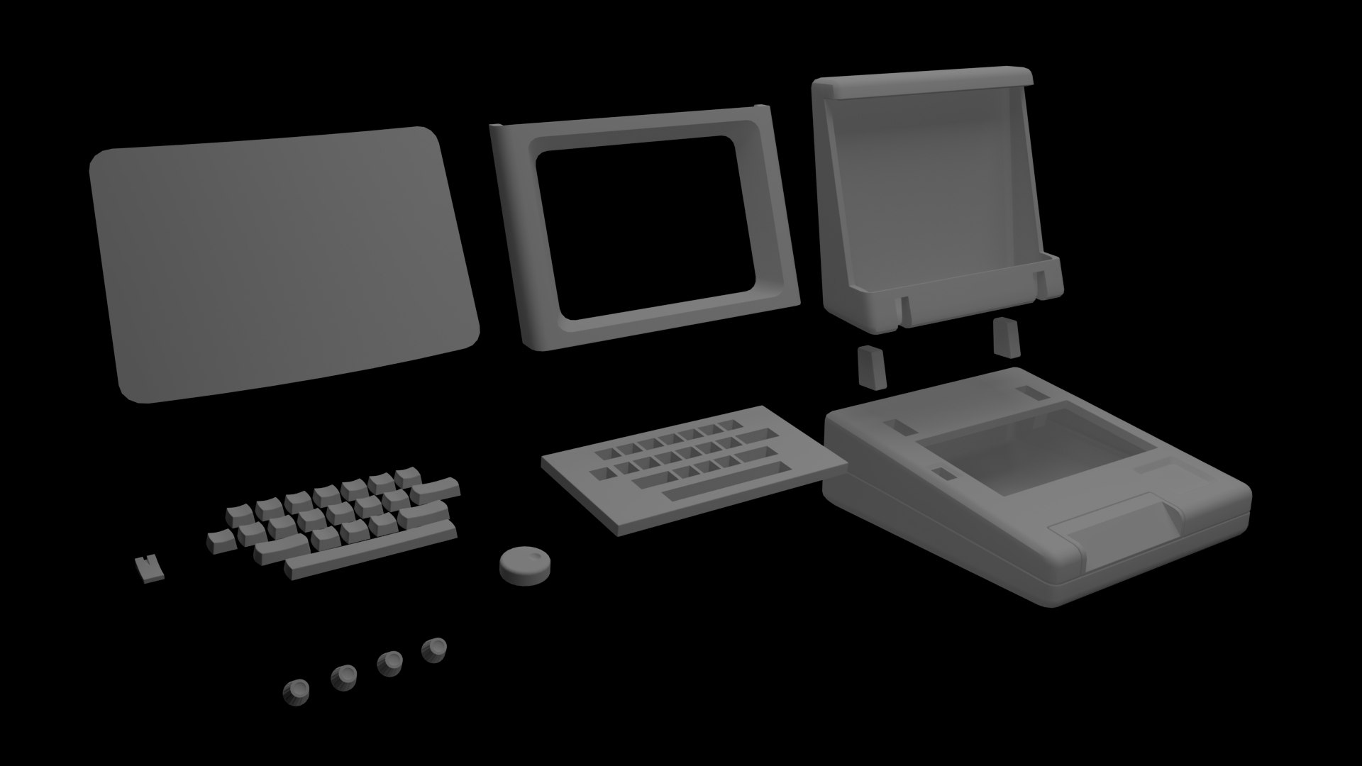 3D Old Computer model - TurboSquid 1926254